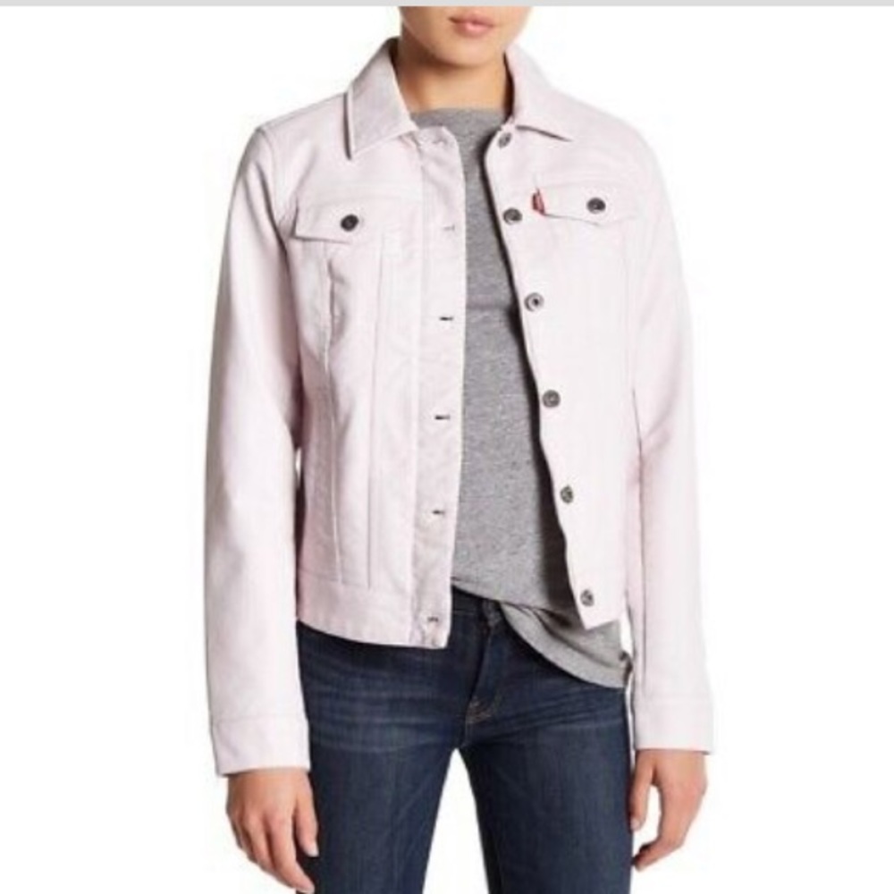 Levi’s Faux Leather Trucker Jacket